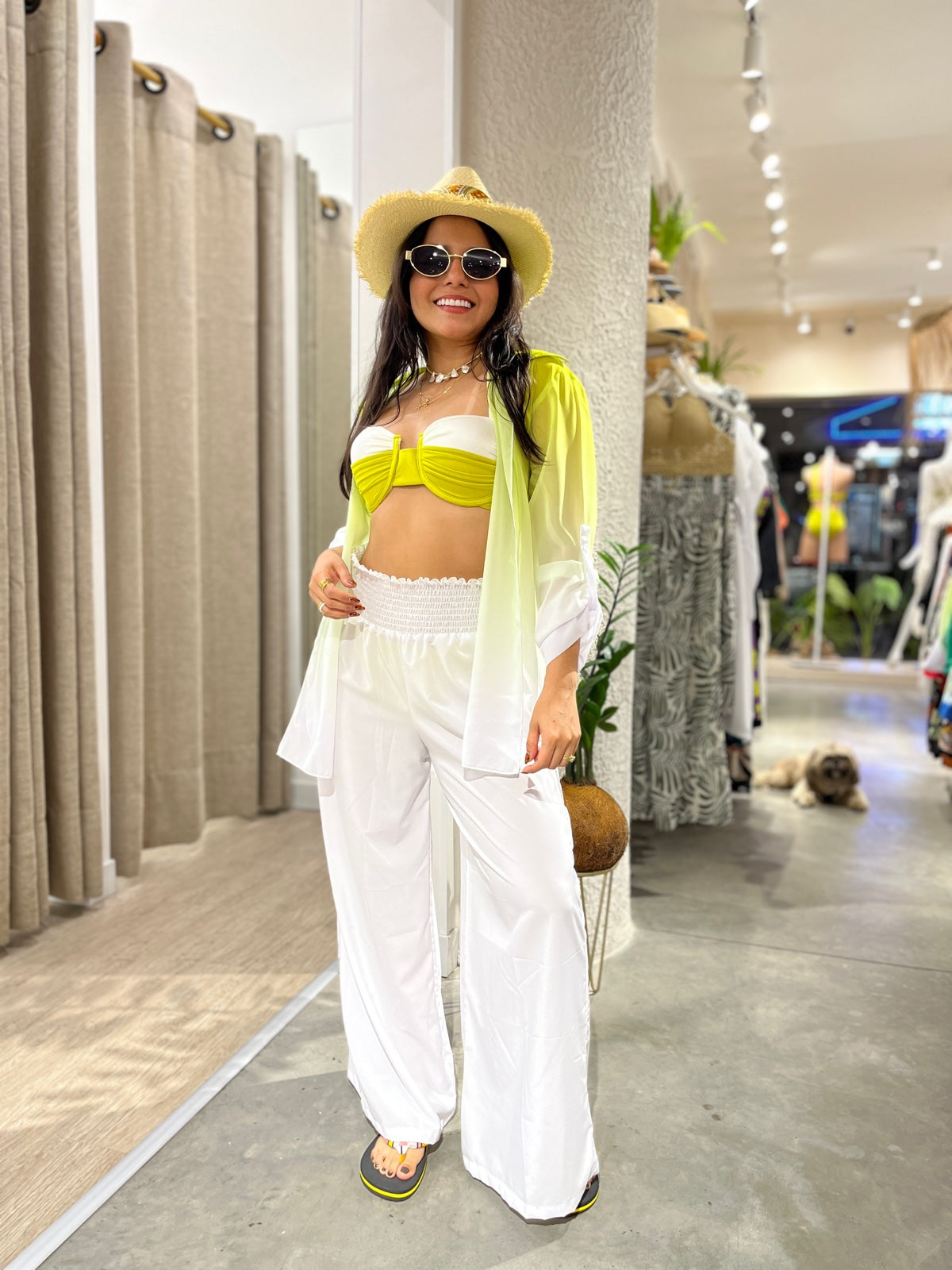 Bikini Florinda verde pistacho