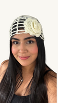 Gorrito Tejido Flor