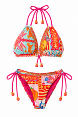 Bikini Estampado Punteras