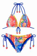 Bikini Estampado Punteras