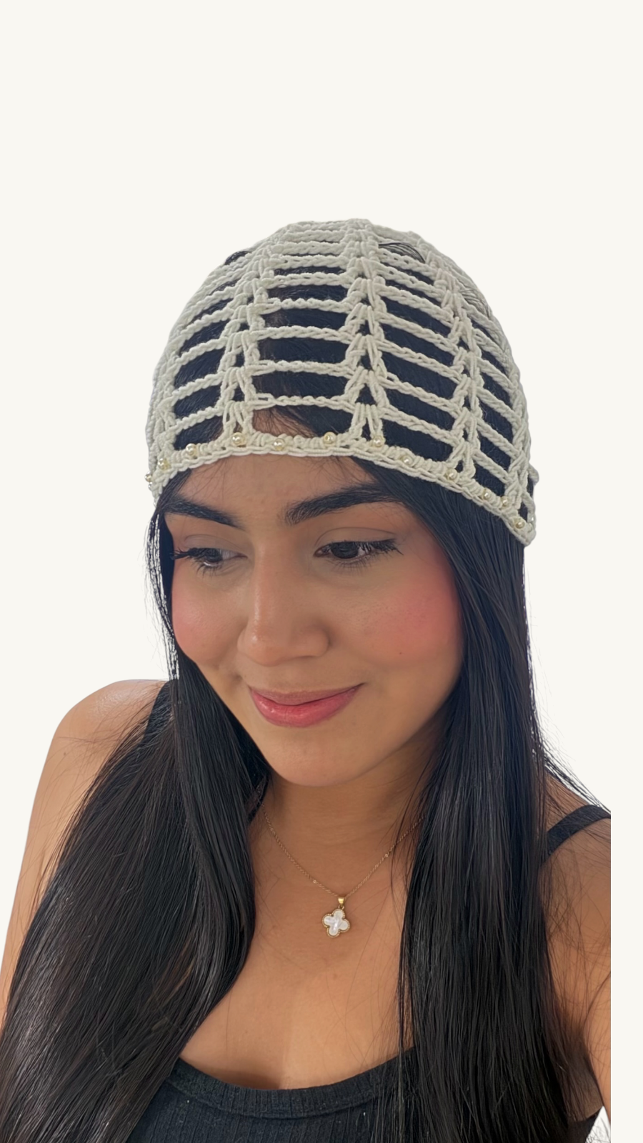 Gorrito Tejido Trenzado