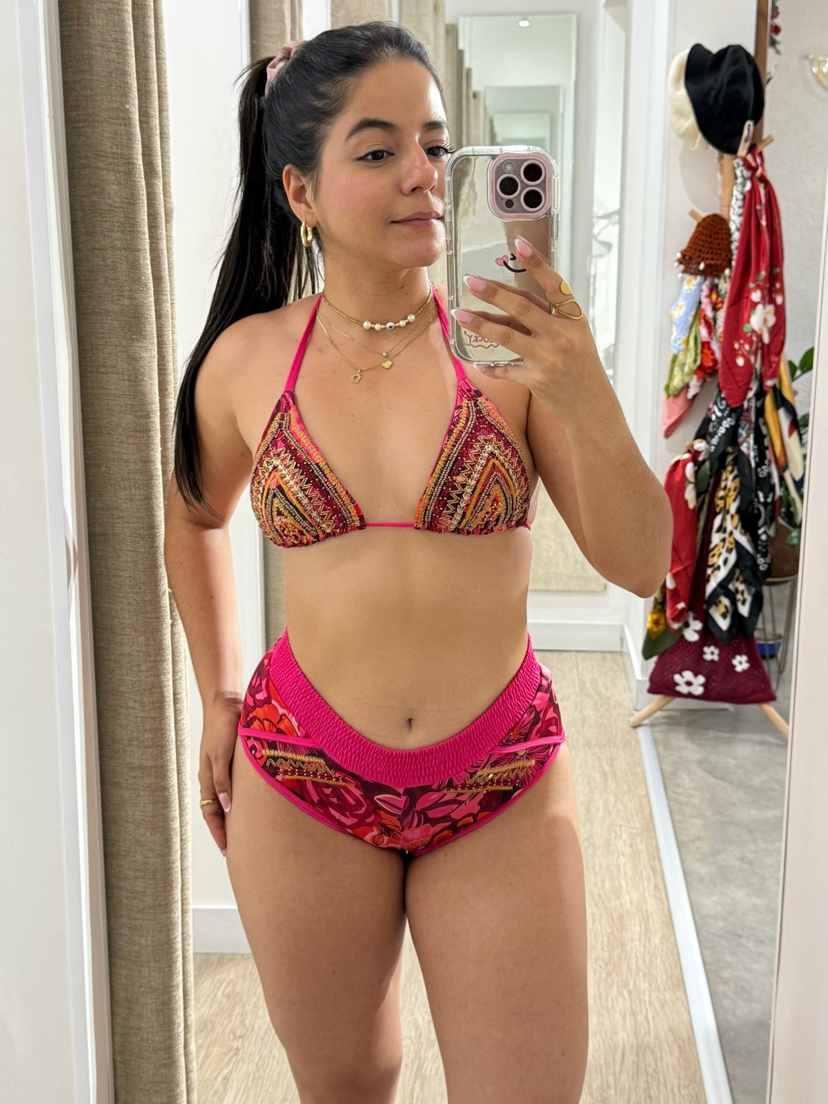 Bikini Hilo + Short fucsia