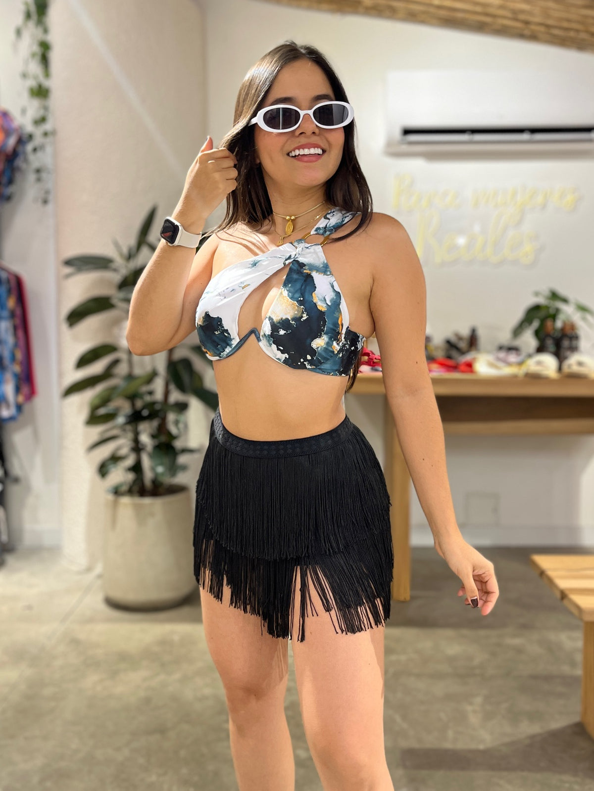 Falda Ibiza negro