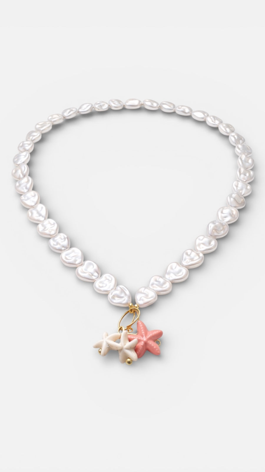 Collar Perlas Corazón