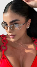 Gafas Y2K Gris