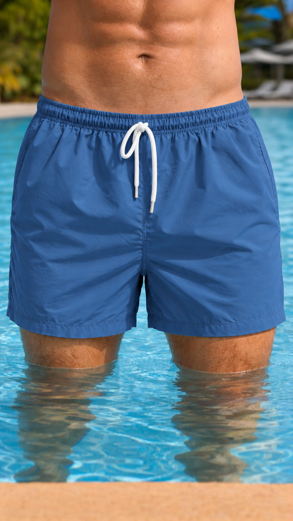 Pantaloneta Azul