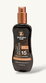 AUSTRALIAN GOLD INSTANT BRONZER SPF 15 SPRAY SUNSCREEN