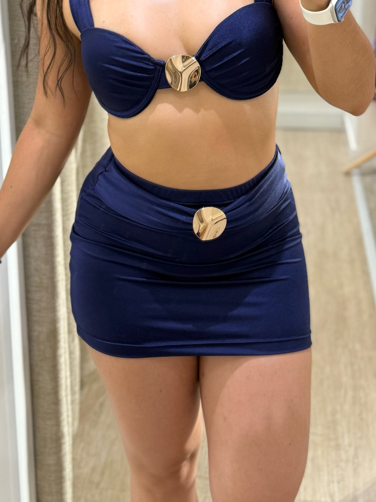 Falda Navy