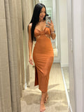 Vestido Marquesa Terracota