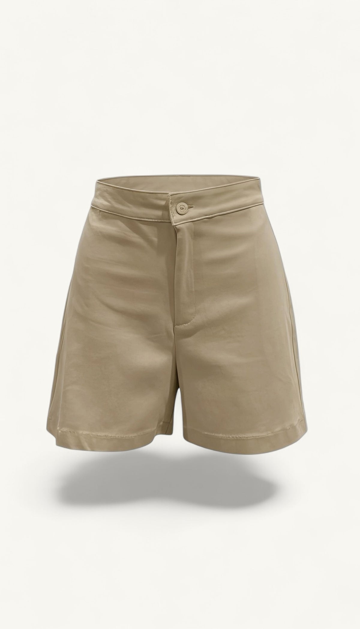 Short Dani Botón Caqui