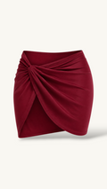 Falda Copacabana Vinotinto
