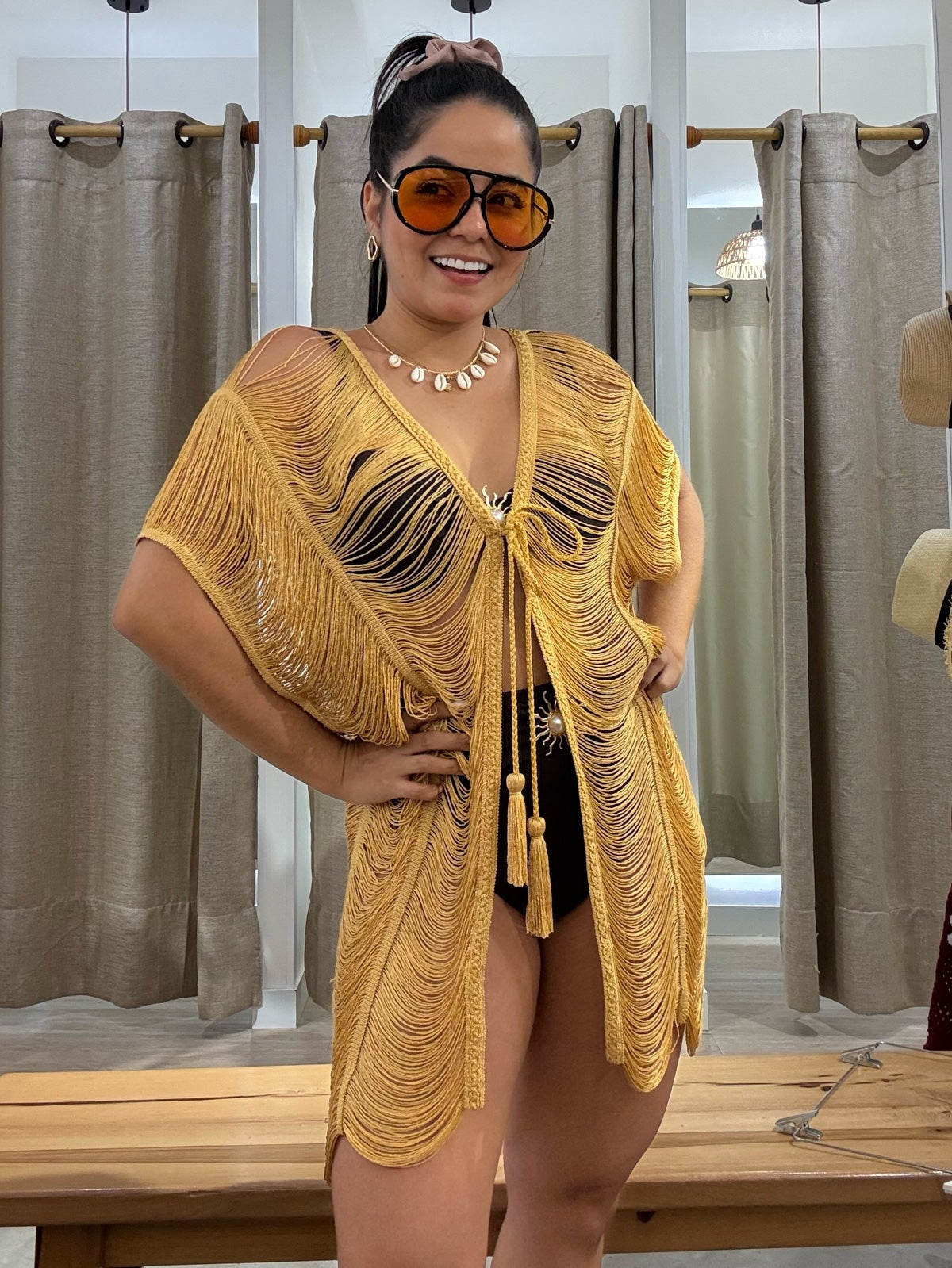 Kimono Luxury Wild dorado