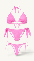 Bikini Asoleador 3 Piezas rosado