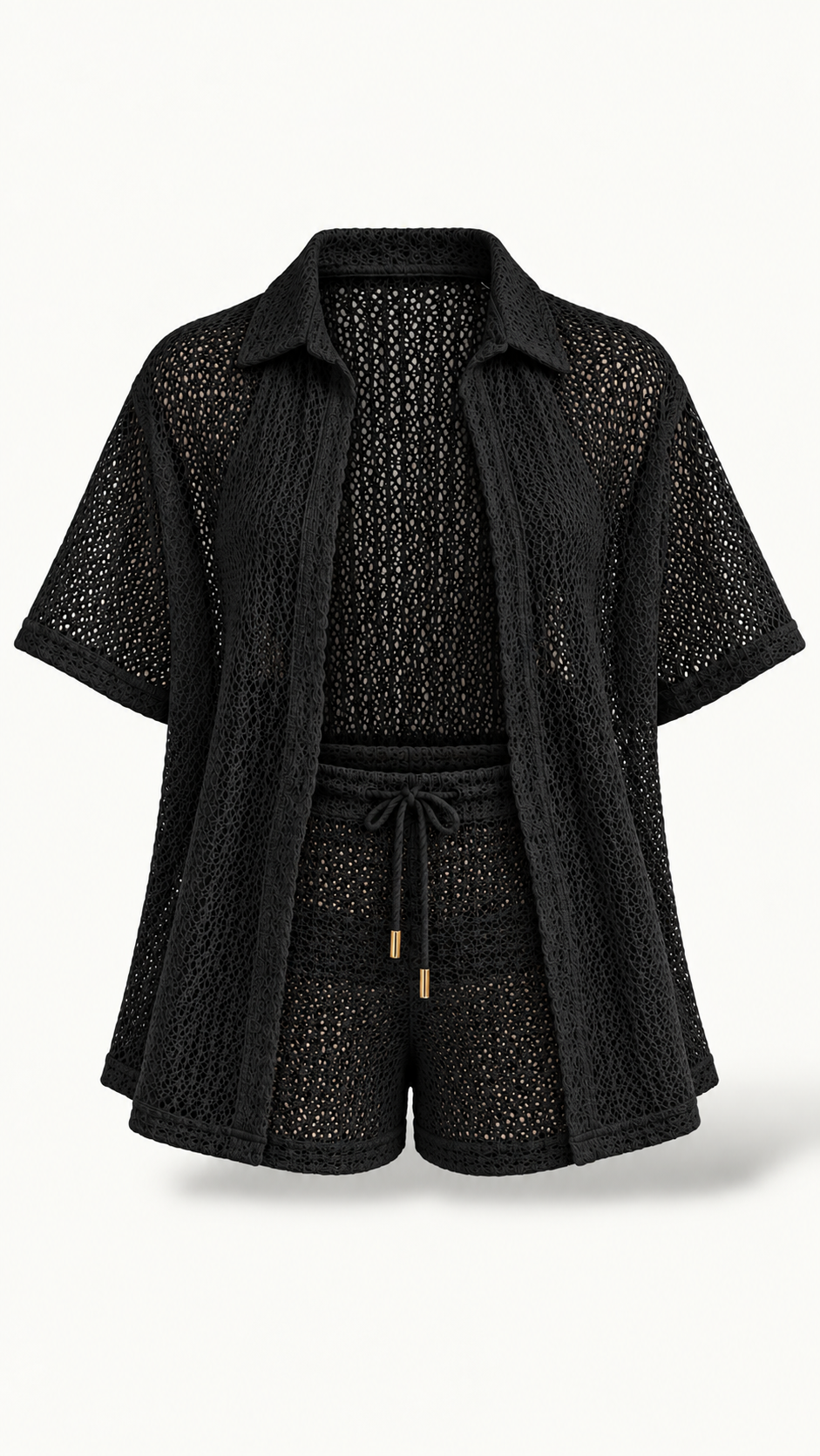 Set Malla Bonita negro