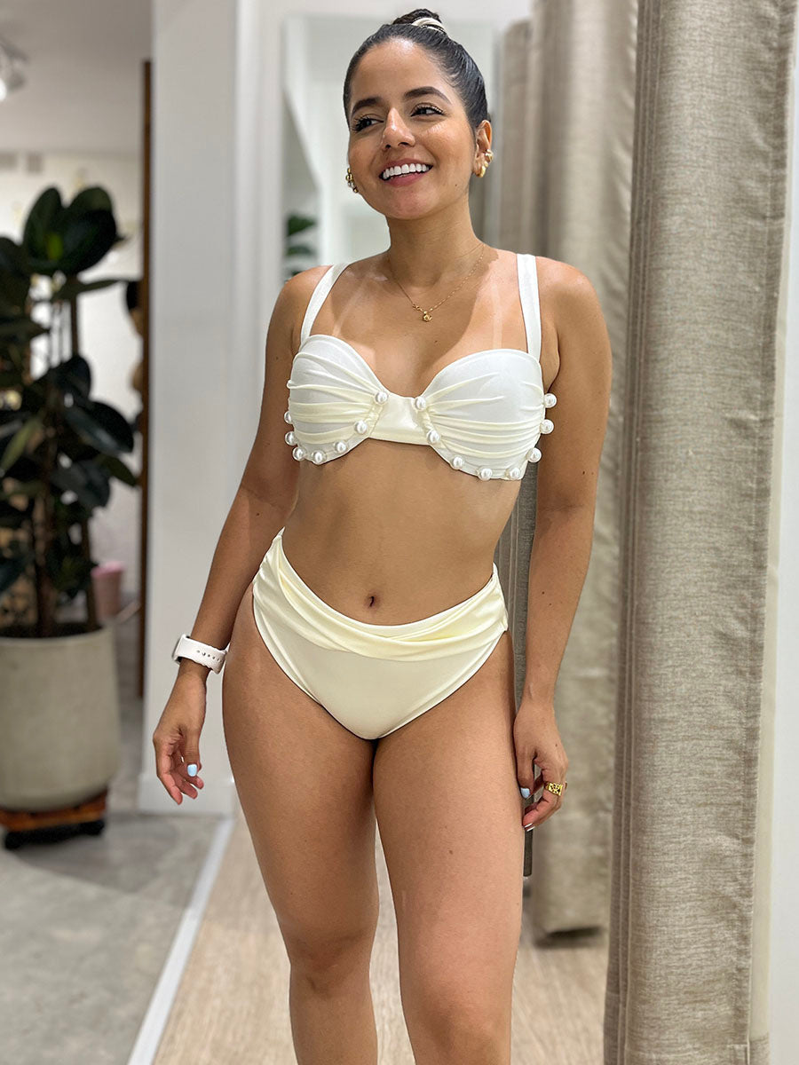 Bikini Pepones Marfil