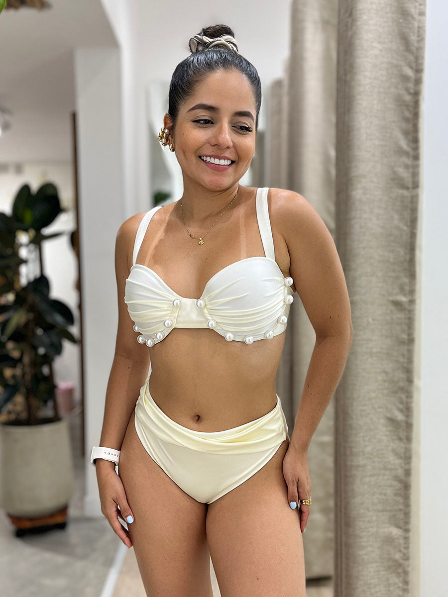 Bikini Pepones Marfil