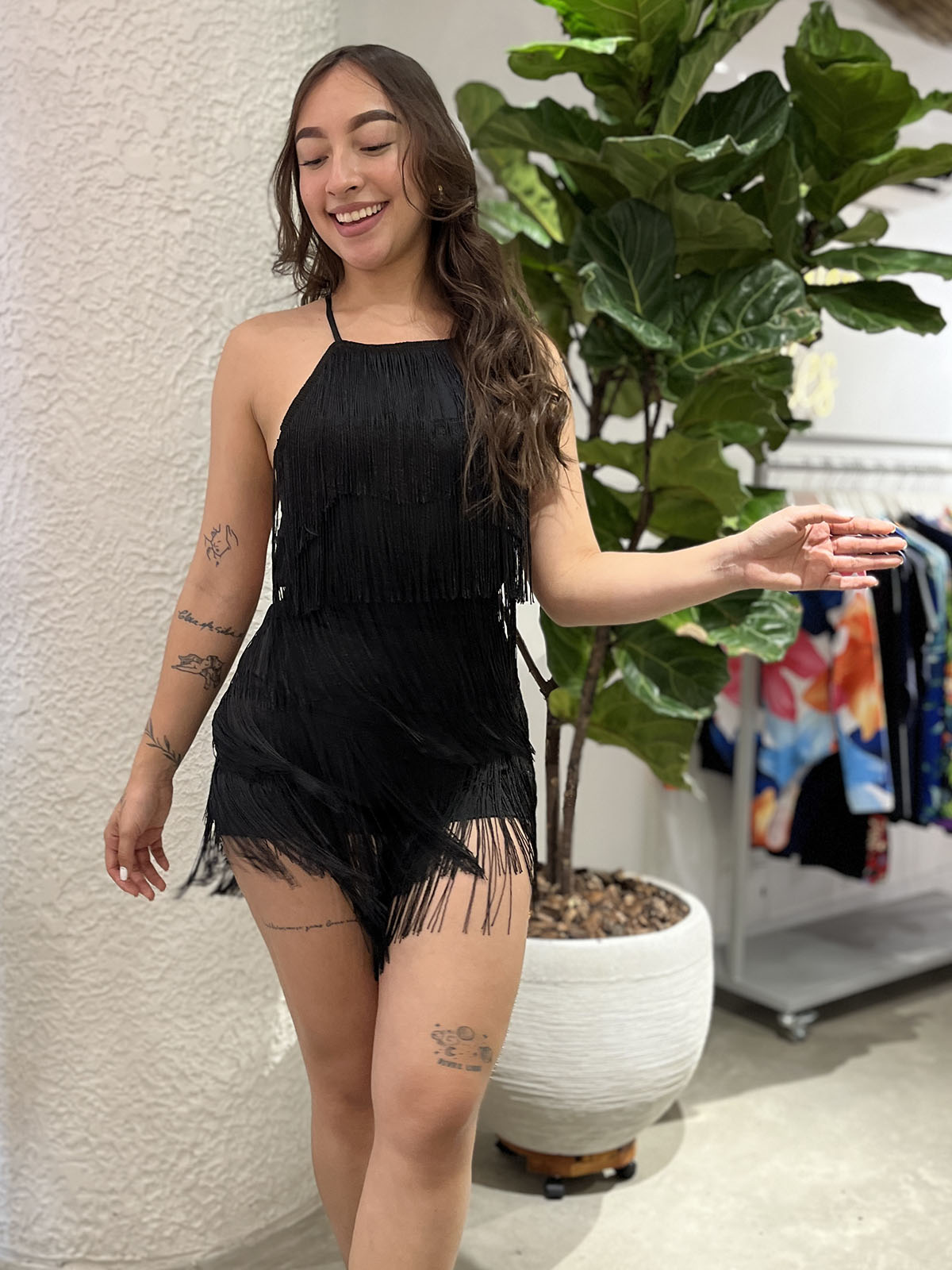 Enterizo Mile negro