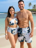 Set Pareja Marmoleado Top Aro