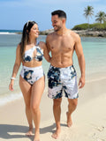 Set Pareja Marmoleado Top Aro